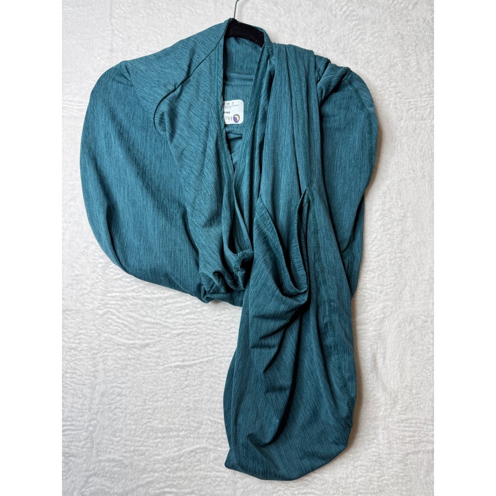 Hug Sleep Sleep Pod Move Adult Swaddle Blanket Teal Heather Medium 0485